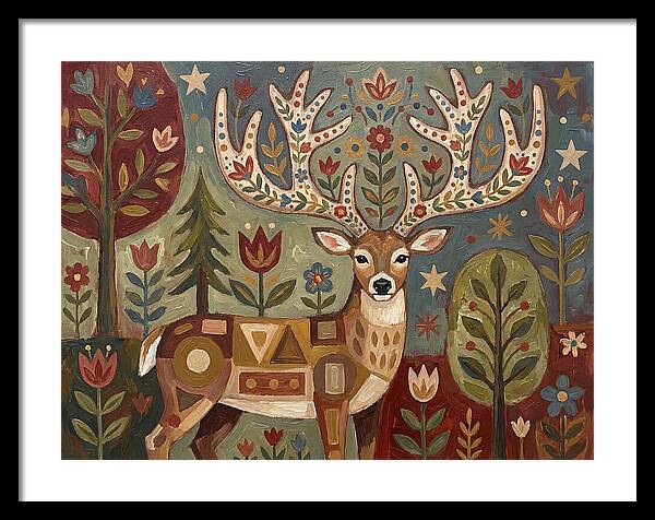 Whimsical Whitetailed Deer