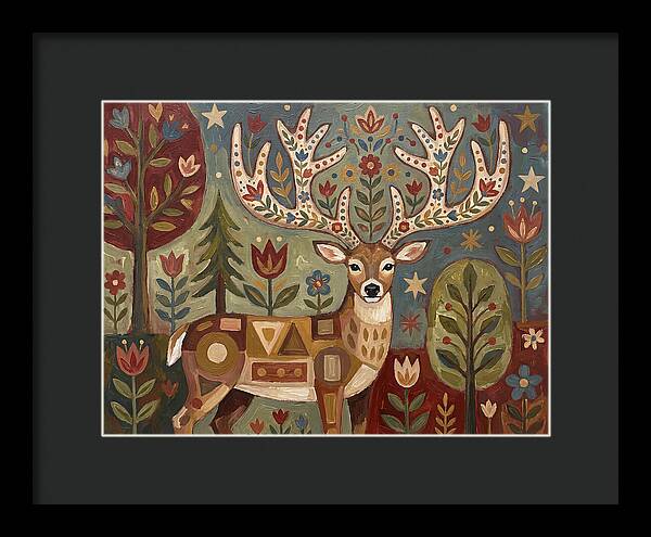 Whimsical Whitetailed Deer