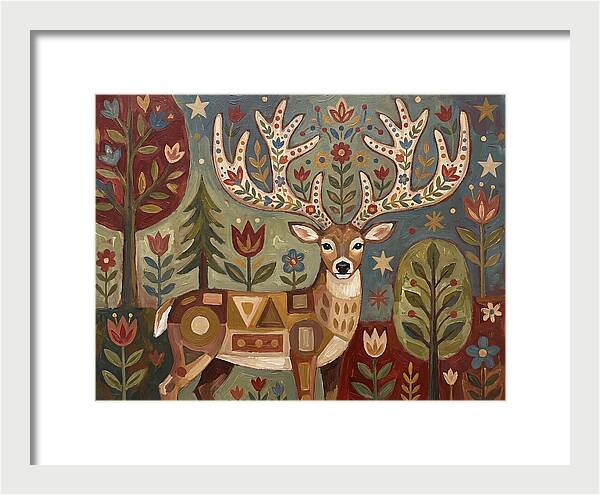 Whimsical Whitetailed Deer