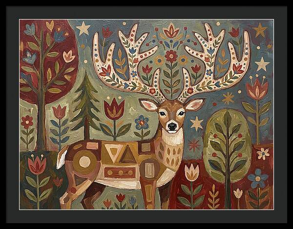 Whimsical Whitetailed Deer