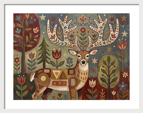 Whimsical Whitetailed Deer