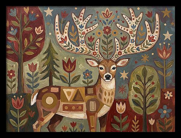 Whimsical Whitetailed Deer