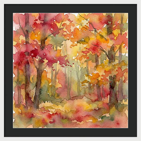 Whispers Of Autumn In The Forest