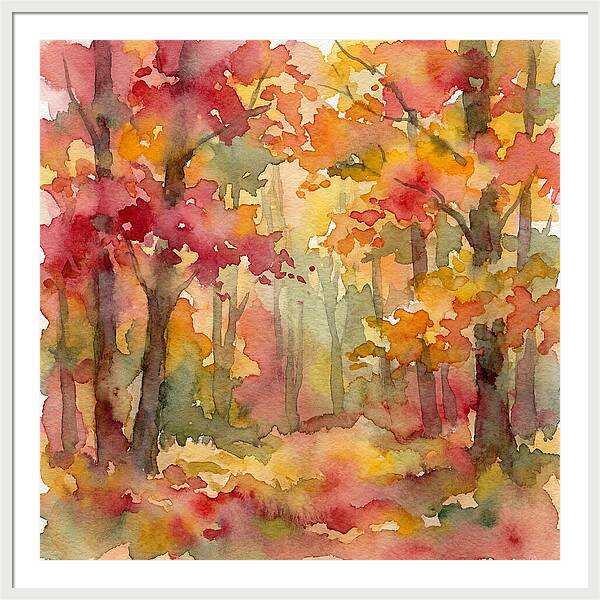 Whispers Of Autumn In The Forest