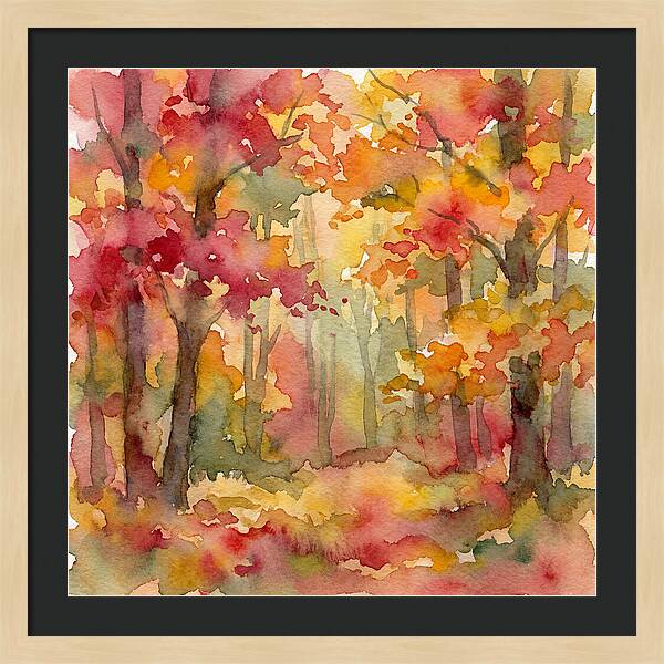 Whispers Of Autumn In The Forest