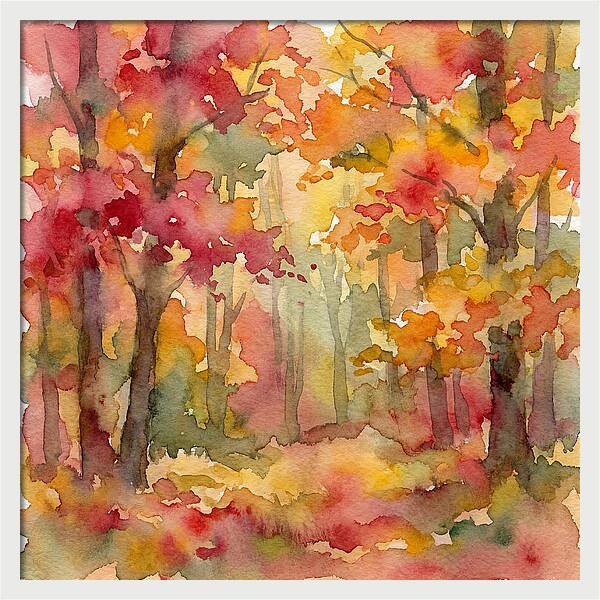 Whispers Of Autumn In The Forest