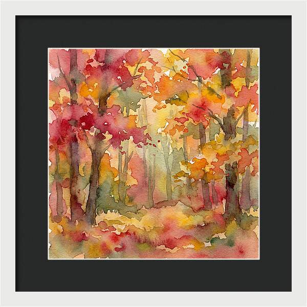 Whispers Of Autumn In The Forest