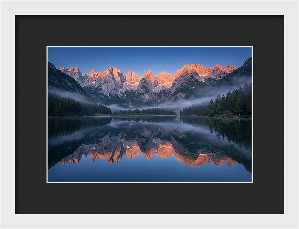 Whispers Of Dawn Over Brenta Peaks