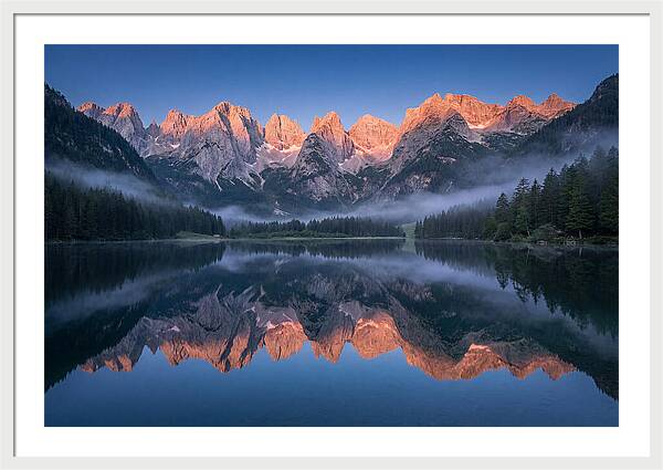 Whispers Of Dawn Over Brenta Peaks