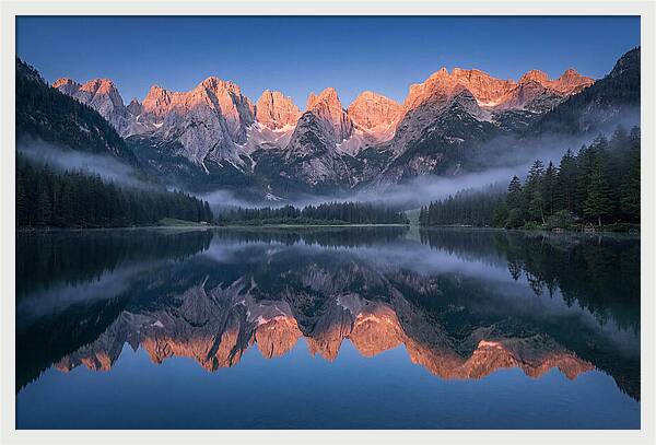 Whispers Of Dawn Over Brenta Peaks
