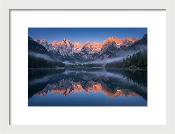 Whispers Of Dawn Over Brenta Peaks