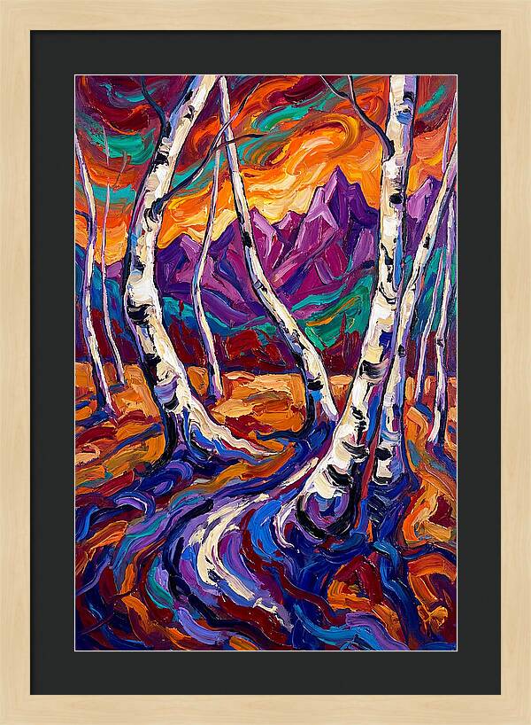 Whispers Of The Birch Forest