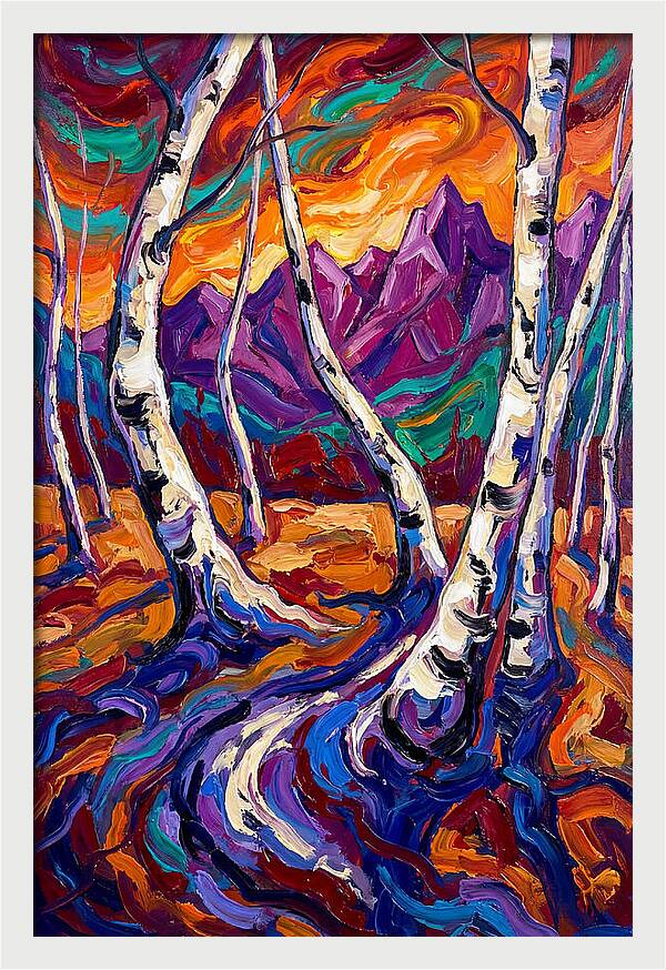 Whispers Of The Birch Forest