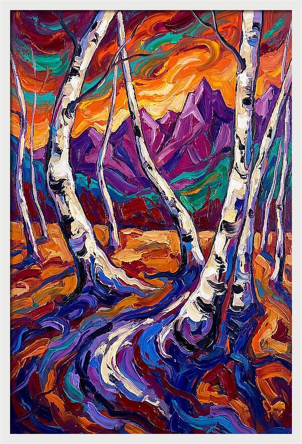 Whispers Of The Birch Forest