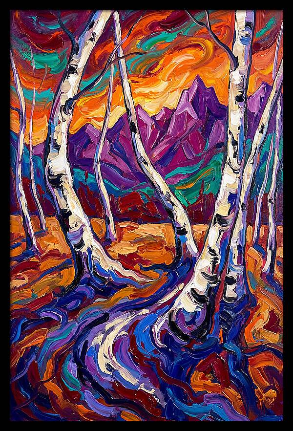 Whispers Of The Birch Forest