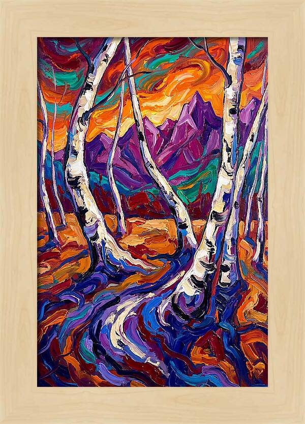 Whispers Of The Birch Forest