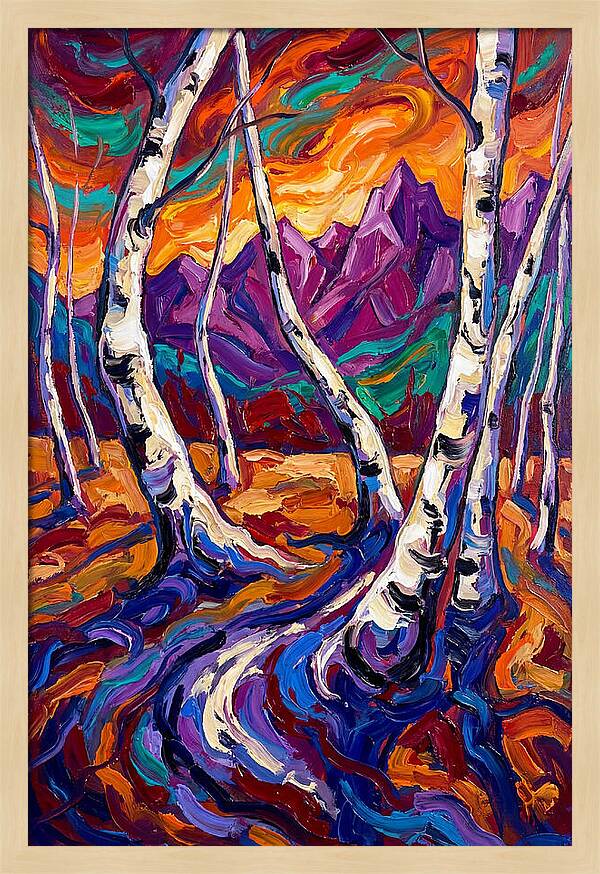 Whispers Of The Birch Forest