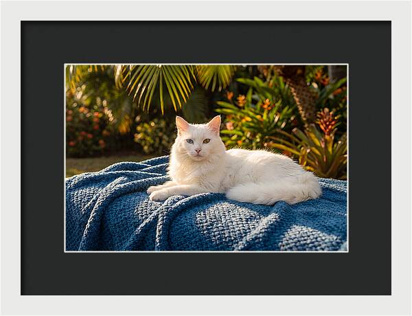 White Cat With Heterochromia Eyes