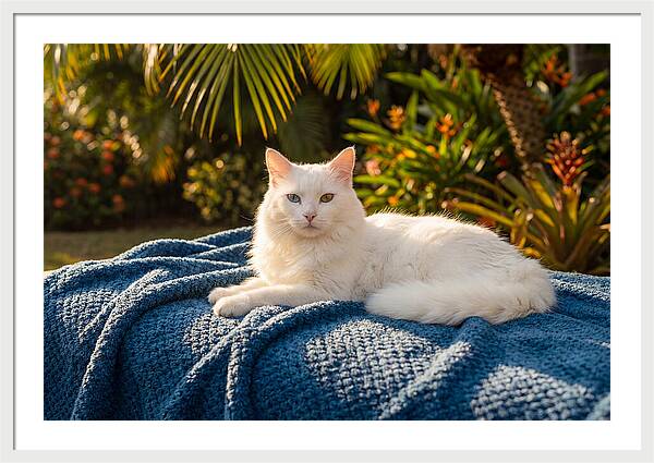 White Cat With Heterochromia Eyes
