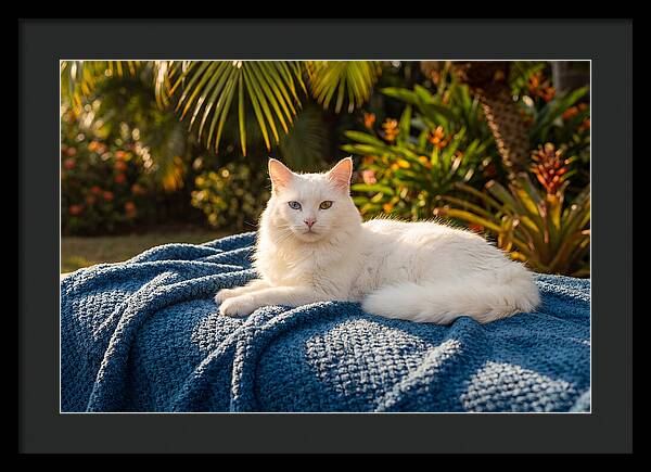 White Cat With Heterochromia Eyes