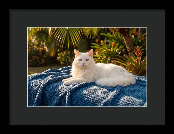 White Cat With Heterochromia Eyes