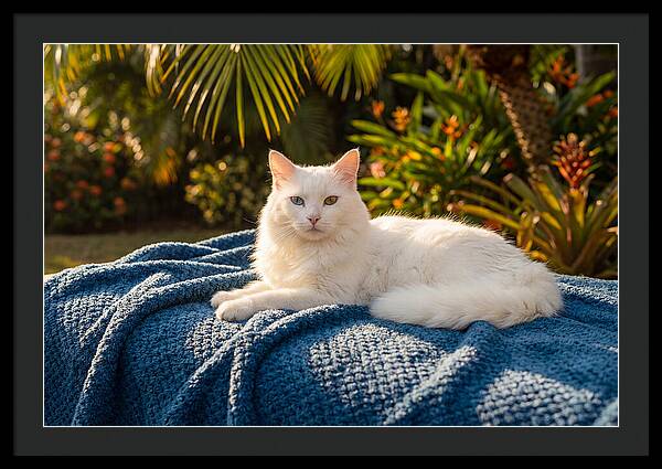 White Cat With Heterochromia Eyes