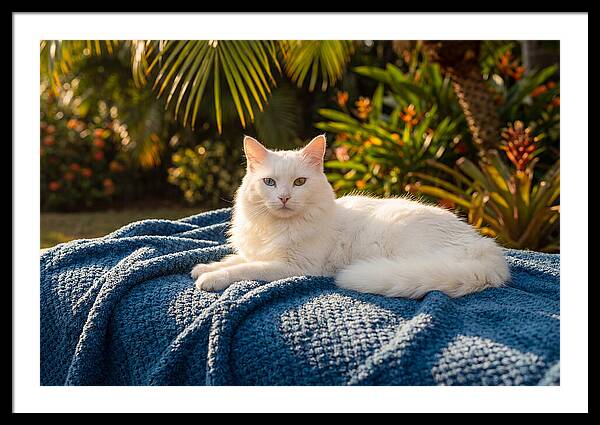 White Cat With Heterochromia Eyes