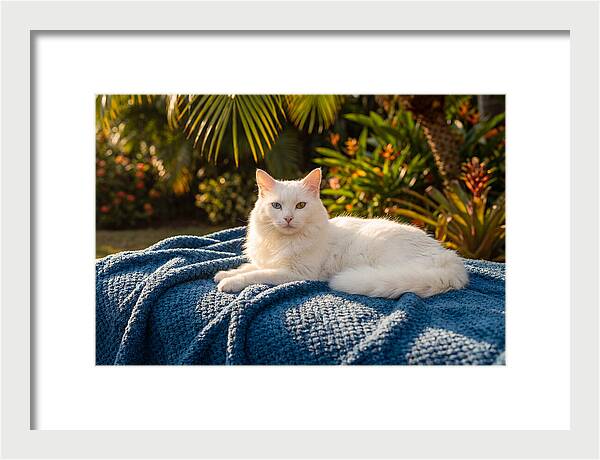 White Cat With Heterochromia Eyes