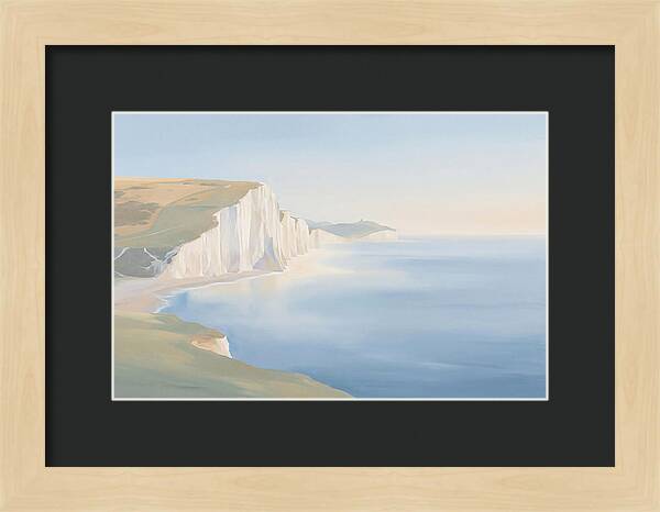 White Cliffs By The Ocean