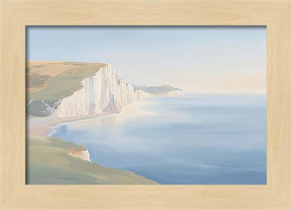 White Cliffs By The Ocean
