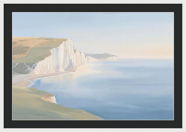 White Cliffs By The Ocean