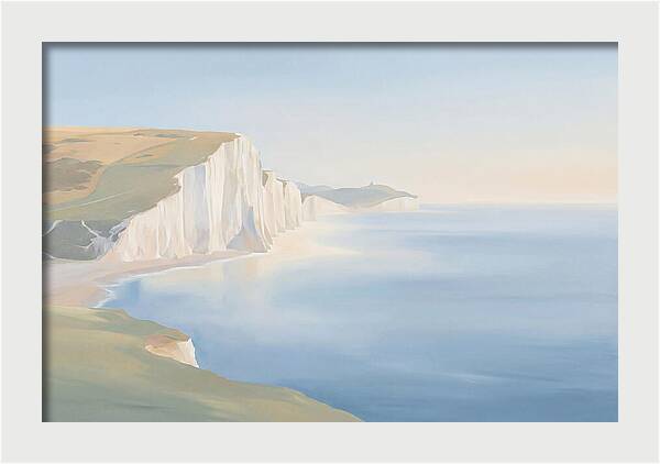 White Cliffs By The Ocean