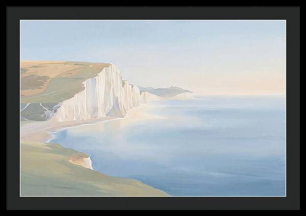 White Cliffs By The Ocean