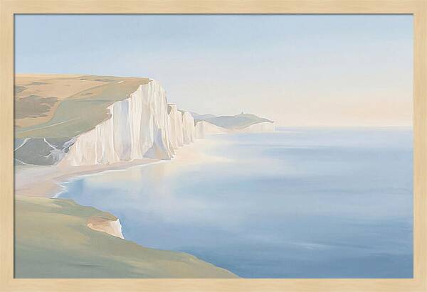 White Cliffs By The Ocean