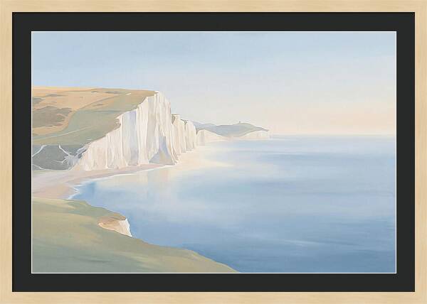 White Cliffs By The Ocean