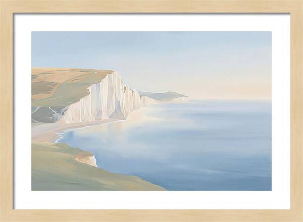 White Cliffs By The Ocean
