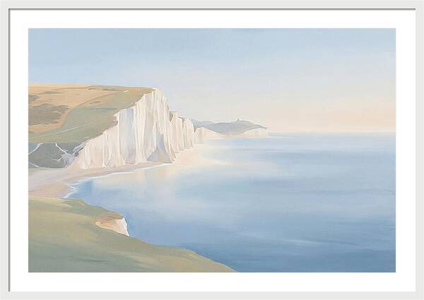 White Cliffs By The Ocean