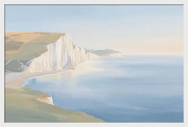 White Cliffs By The Ocean