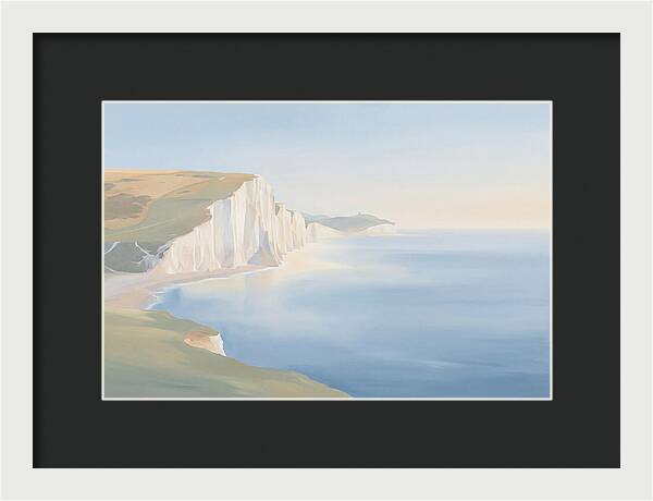 White Cliffs By The Ocean