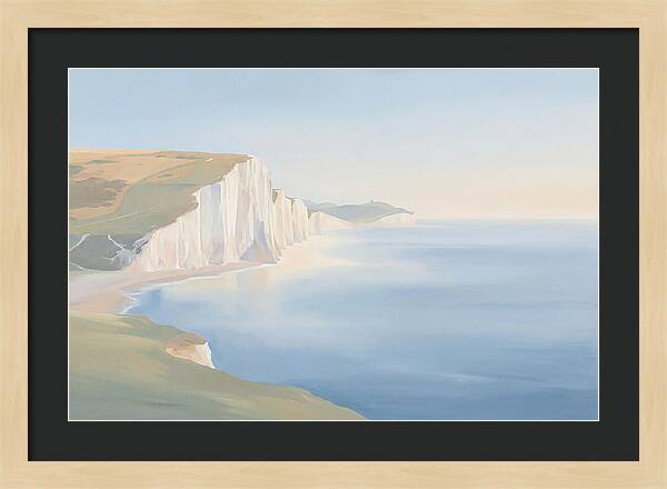 White Cliffs By The Ocean
