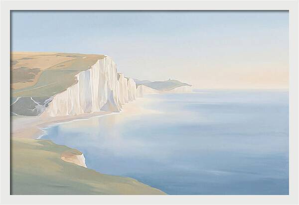 White Cliffs By The Ocean