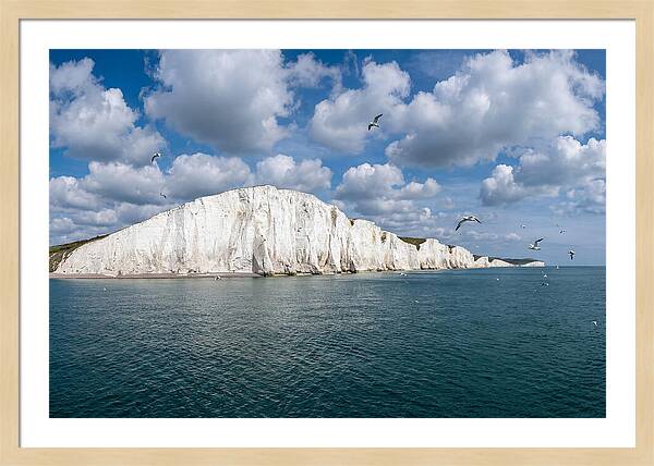 White Cliffs Of Dover From The Sea