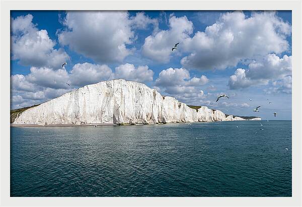 White Cliffs Of Dover From The Sea