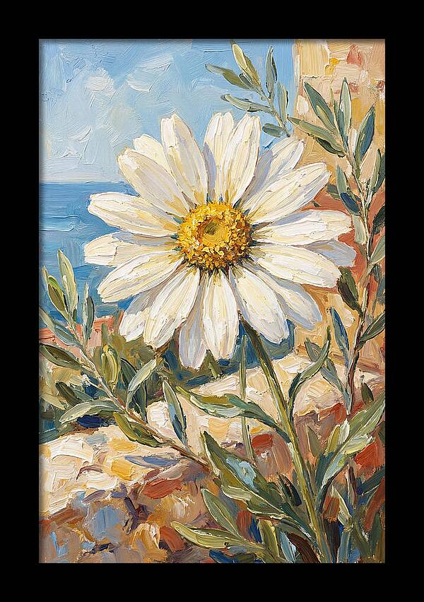 White Daisy By The Sea