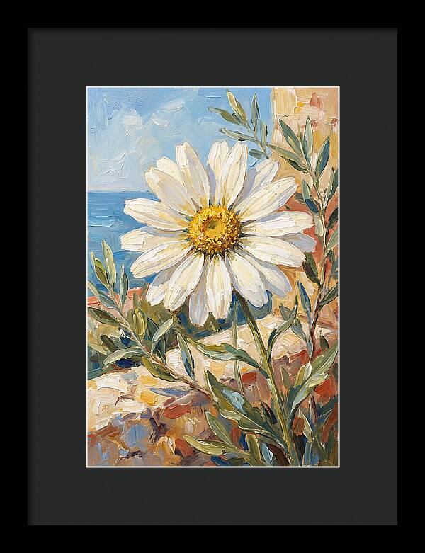 White Daisy By The Sea