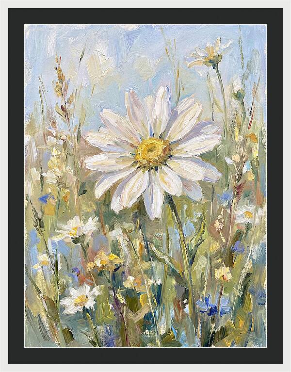 White Daisy In Bloom