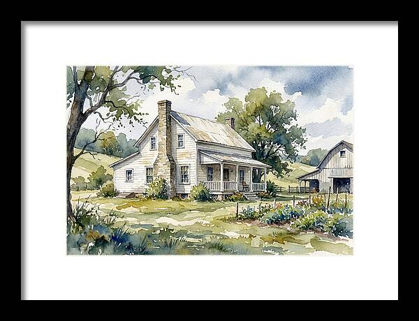 White Farmhouse Serenity