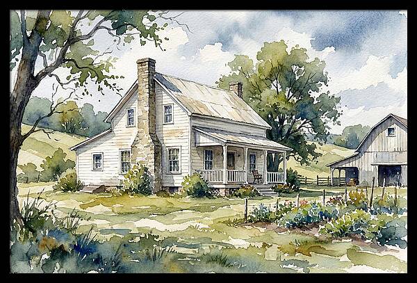 White Farmhouse Serenity