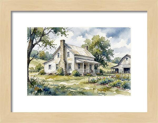 White Farmhouse Serenity