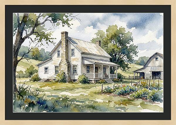White Farmhouse Serenity
